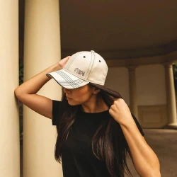 Арт. 4051 Кепка с узором на козырьке coFEE Trendy для печати вашего логотипа